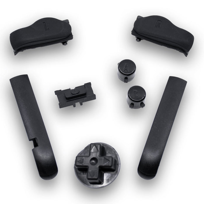 Black Funny Playing Buttons for Game Boy Advance