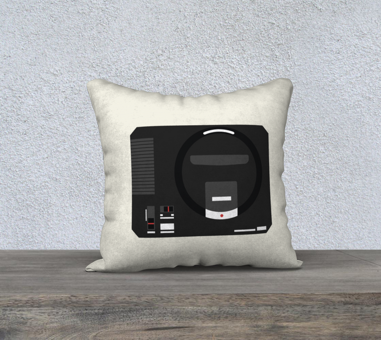 Sega Genesis Pillow (Light Beige)