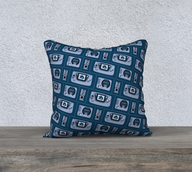 Sega Consoles, Sonic Pattern Pillow (Blue)