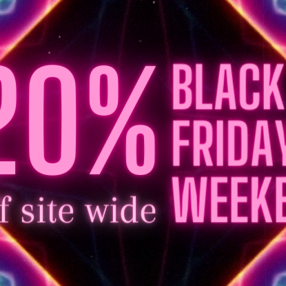 Black Friday 2022 - 20% OFF site wide!