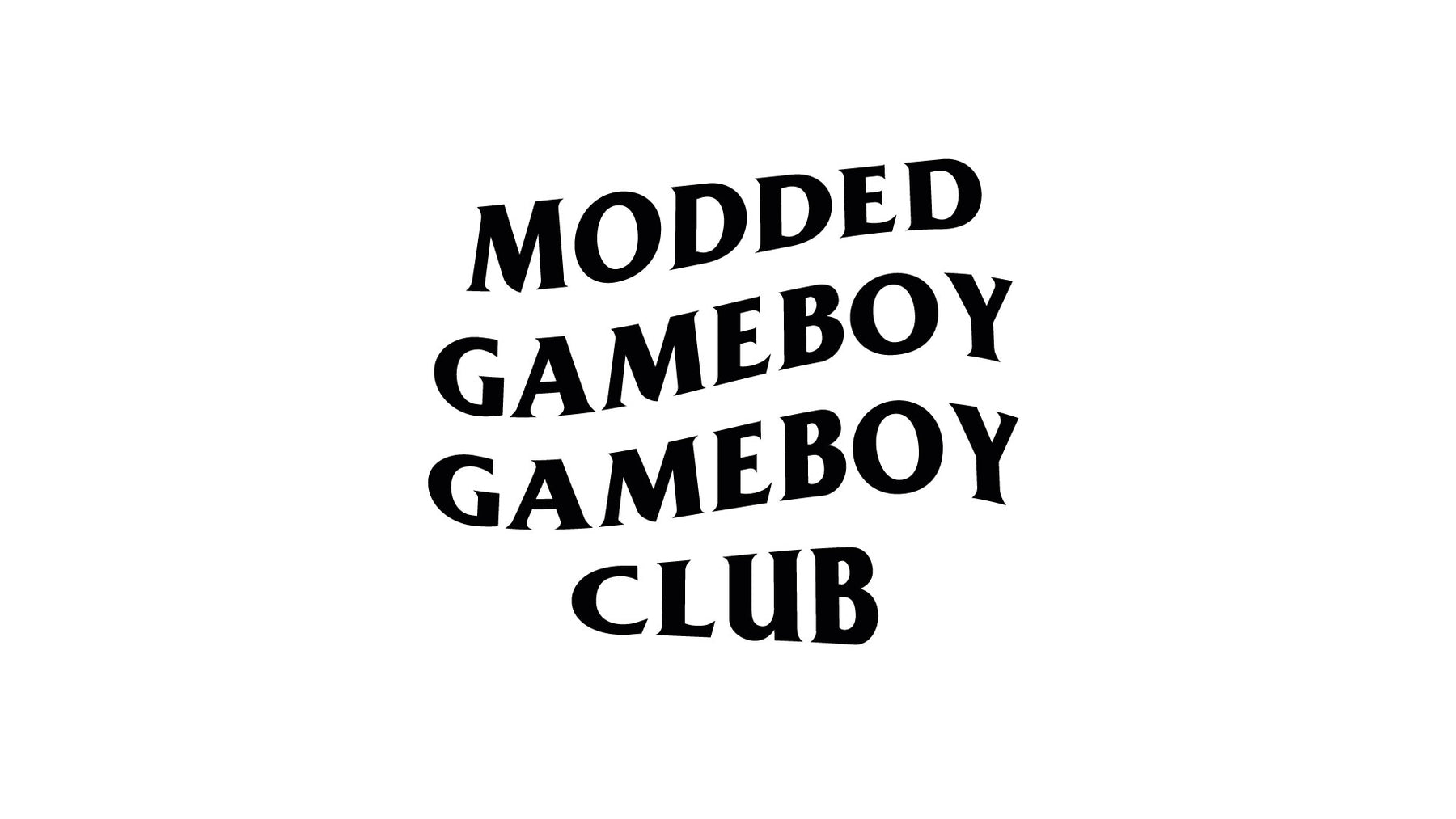 We sponsor the Modded Gameboy Gameboy Club!