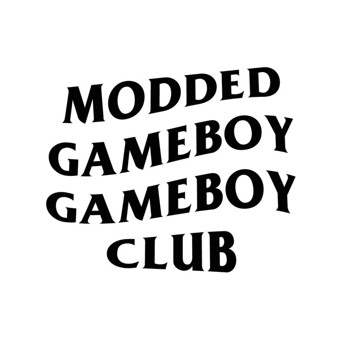 We sponsor the Modded Gameboy Gameboy Club!