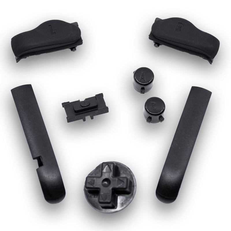 Black Funny Playing Buttons for Game Boy Advance