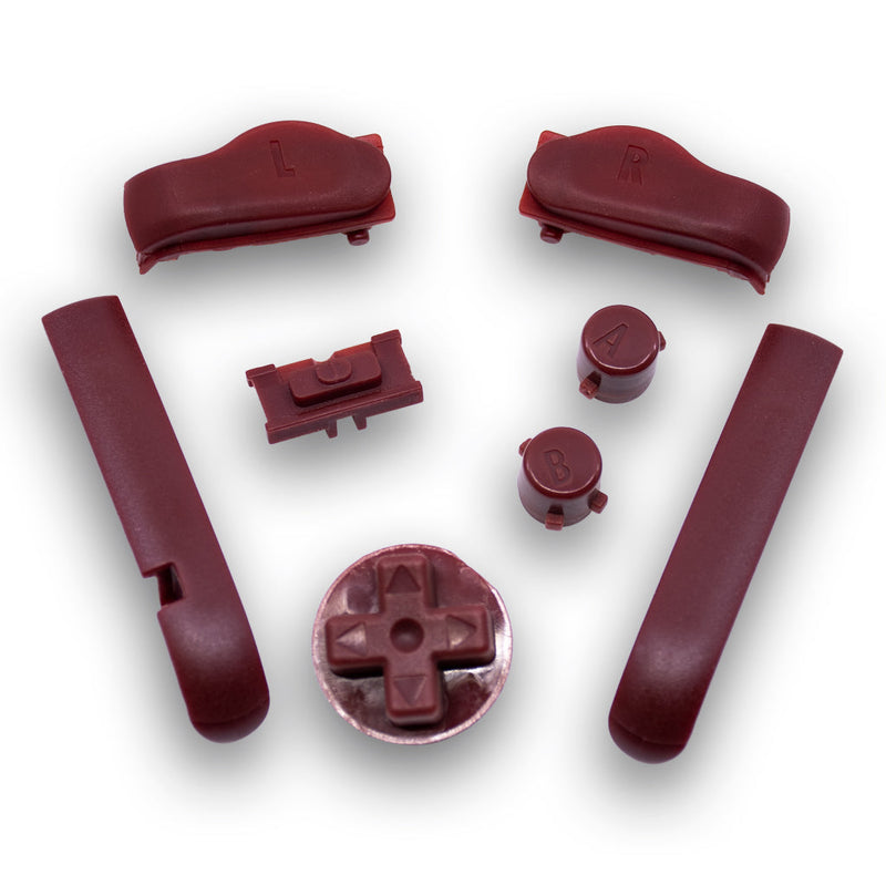 Brown Funny Playing Buttons for Game Boy Advance
