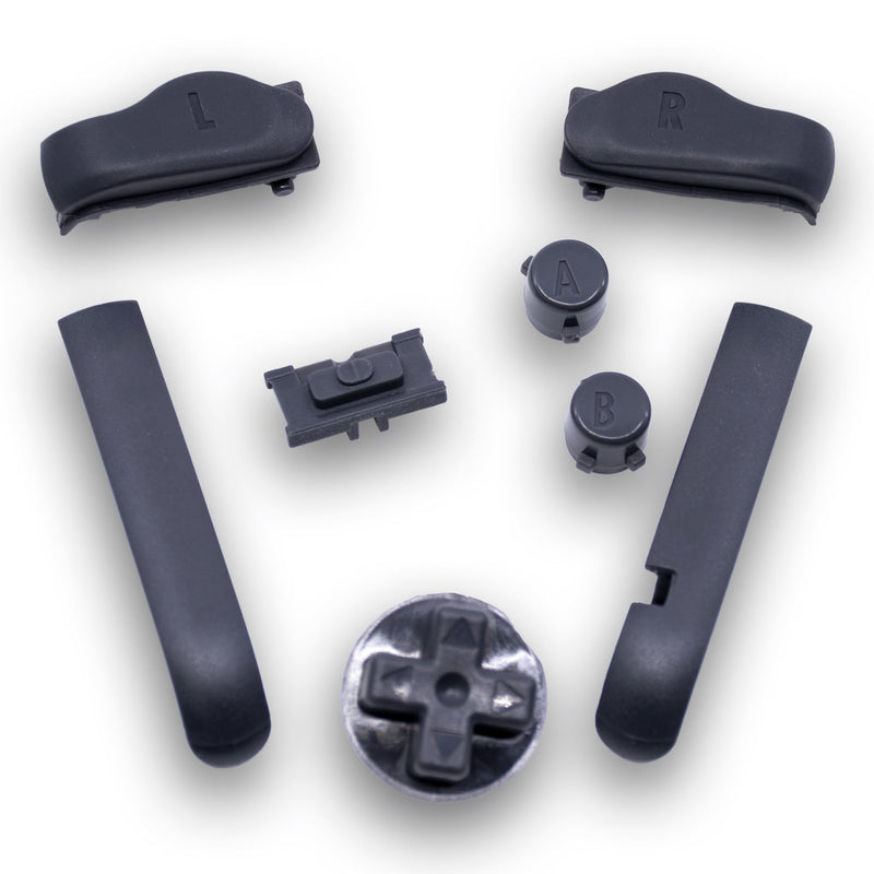 Dark Gray Funny Playing Buttons for Game Boy Advance