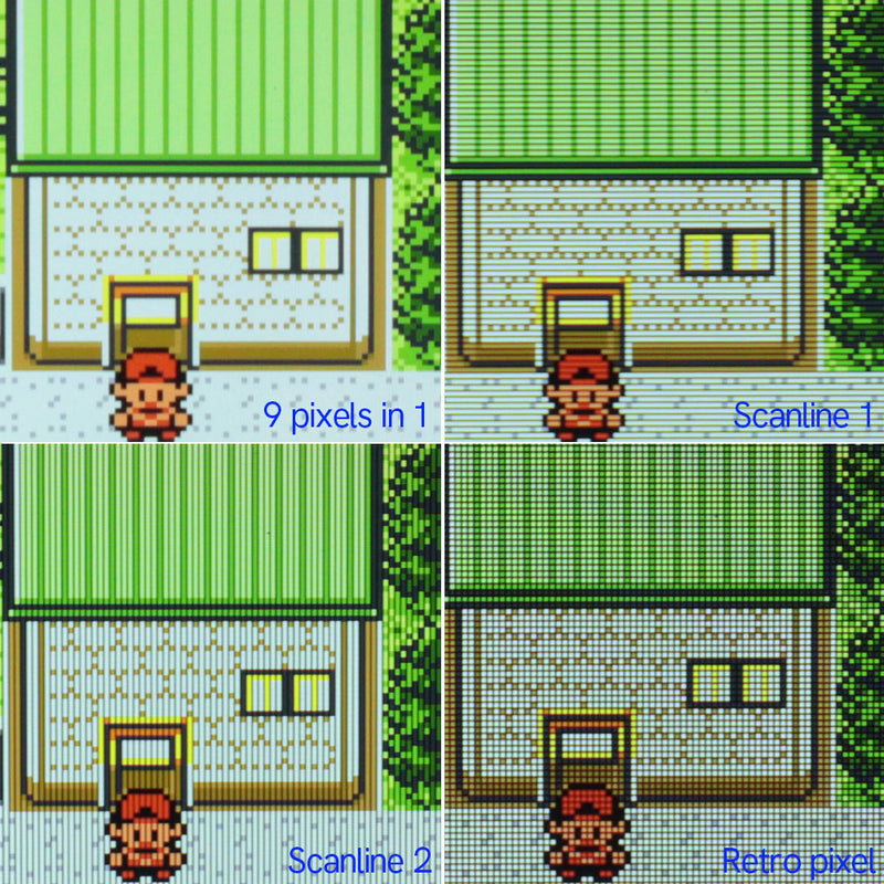 Drop in 2.45 Inch Backlight IPS LCD Kit for Game Boy Color