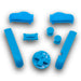 Lake Blue Funny Playing Buttons for Game Boy Advance