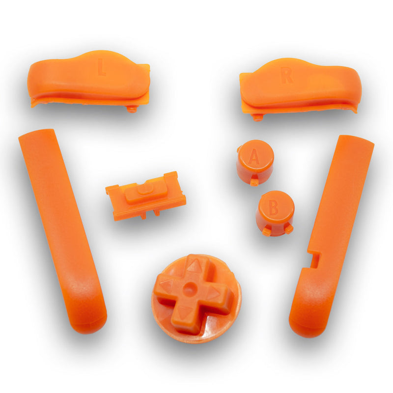 Orange Funny Playing Buttons for Game Boy Advance
