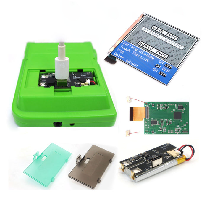 Kit d'écran LCD rétroéclairé IPS Q5 avec changement de couleur du logo et affichage OSD pour Game Boy Pocket