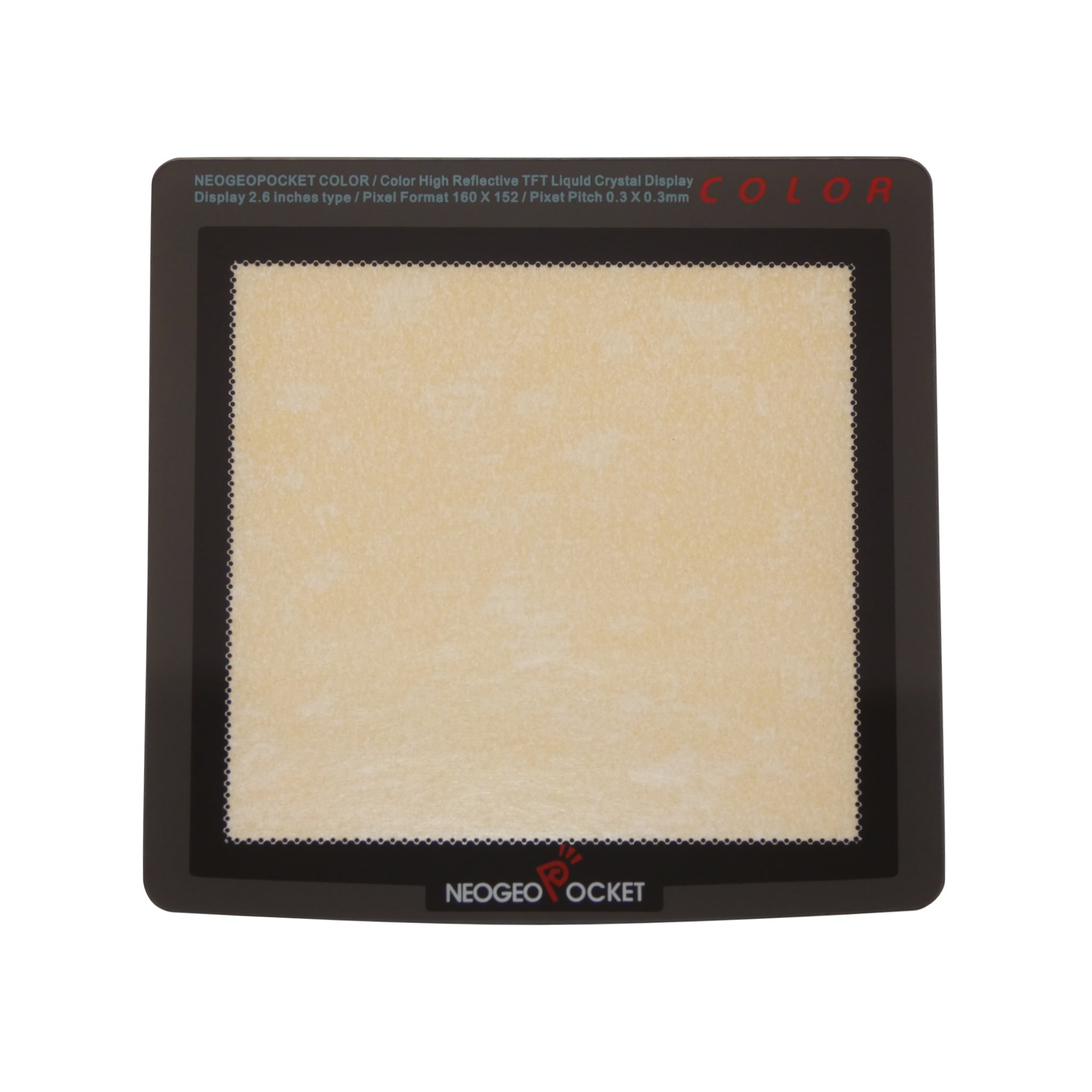 Backlit LCD Glass Lens for Neo Geo Pocket Color — Retro Modding
