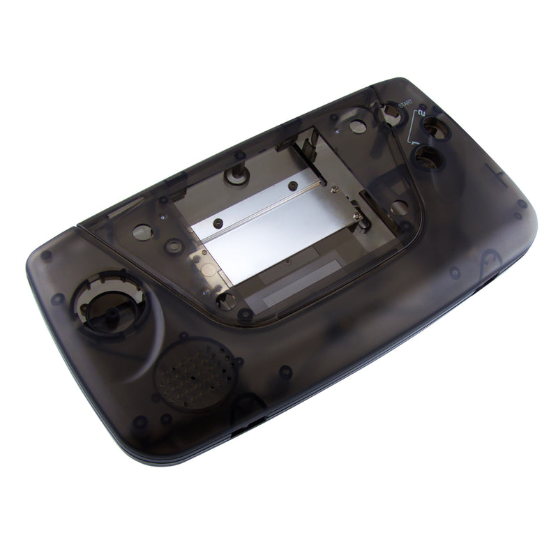 game gear screen replacement Game Gear shell kit - complete housing with buttons for Sega GG - Clear Black