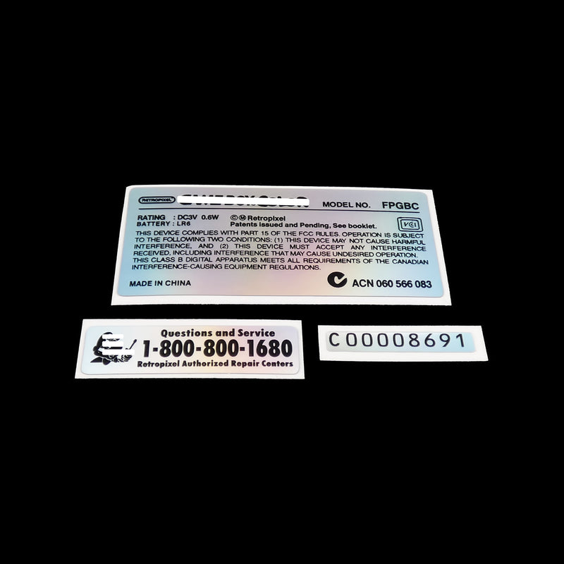 Coque Retro Pixel pour kit FPGA GBC (FPGBC)