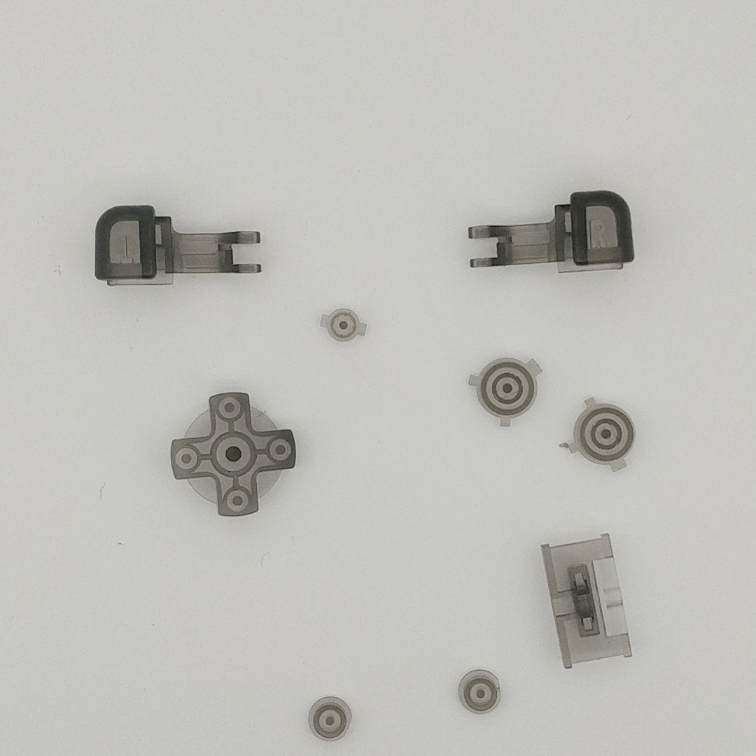 Game Boy Advance SP Replacement Buttons — Retro Modding