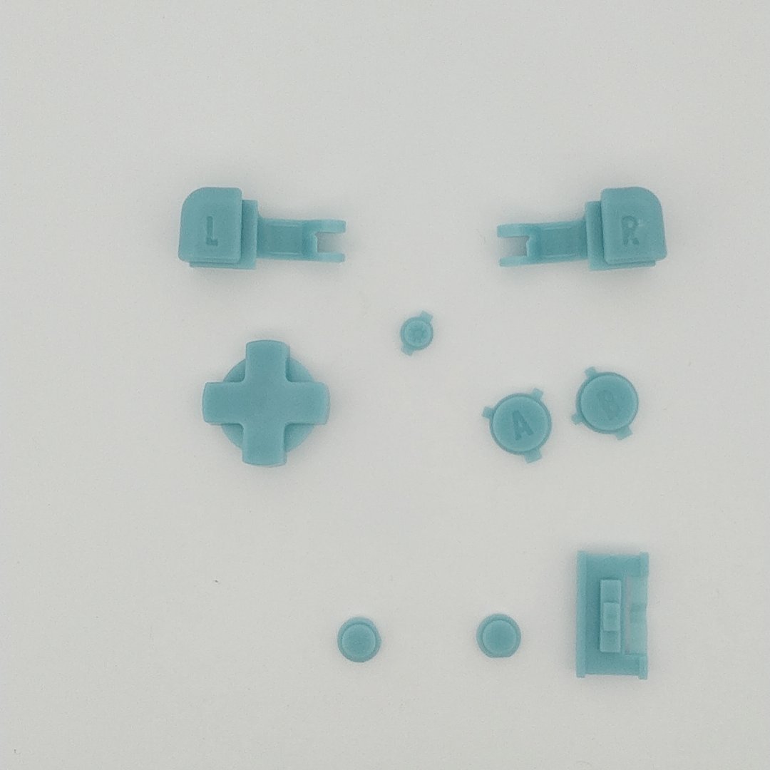 Game Boy Advance SP Replacement Buttons — Retro Modding