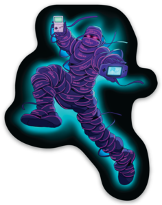 Fanny Pack Man Sticker