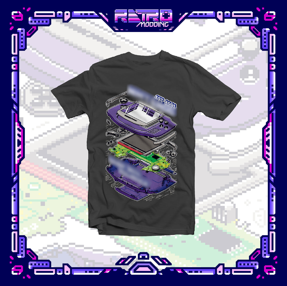 Shakaw's Game Boy Advance T-Shirt — Retro Modding