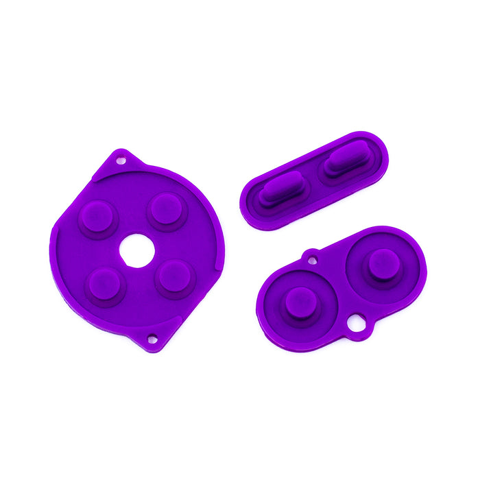 Full Button Set & Rubber D-Pad For Game Boy Color (GBC) - Replacement Kit