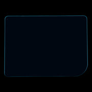 Clear Game Boy Glass Lens on Black Background