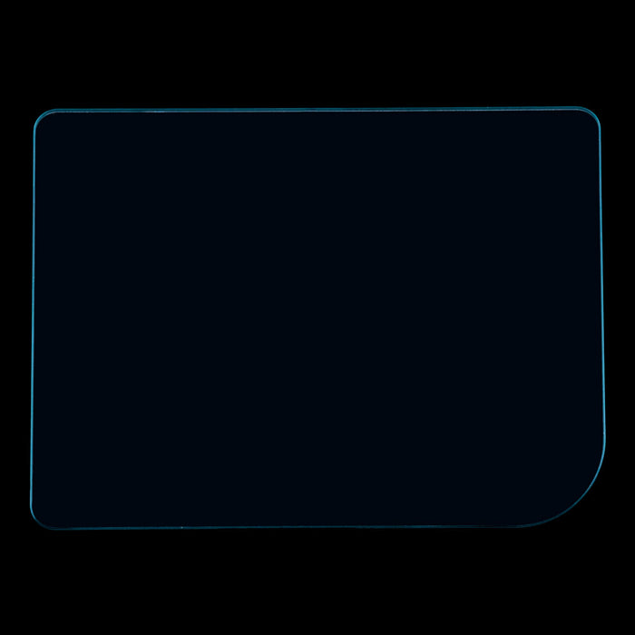 Clear Game Boy Glass Lens on Black Background