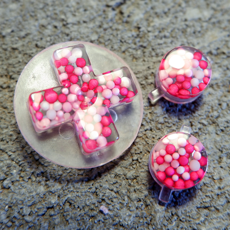 Pocket Rock Buttons for Game Boy