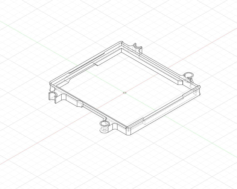 IPS LCD Q5 (Retro Pixel & RIPS V4) Centering Bracket for Game Boy