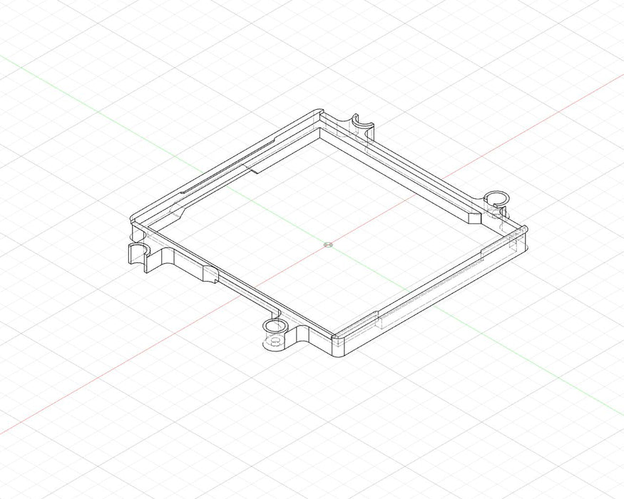 IPS LCD Q5 (Retro Pixel & RIPS V4) Centering Bracket for Game Boy