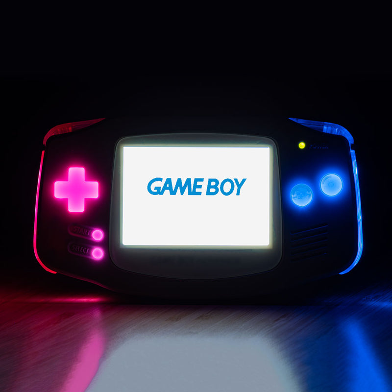 LED button mod for Game Boy Advance