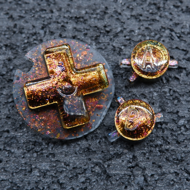 Pocket Rock Buttons for Game Boy Color