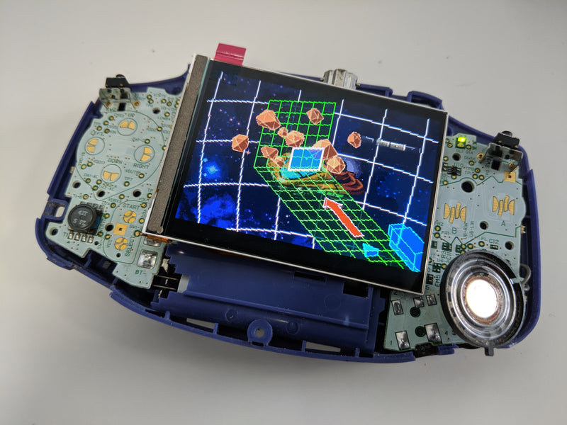 Funny Playing IPS LCD for Game Boy Advance