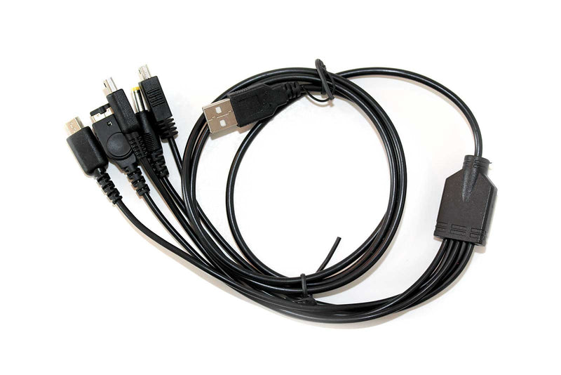 Multi-Console USB Charging Cable (SP, NDSL, 3DS, Wii U, PSP)