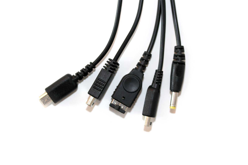 Multi-Console USB Charging Cable (SP, NDSL, 3DS, Wii U, PSP)