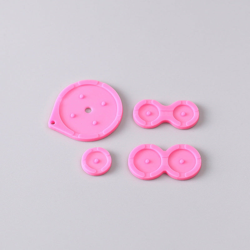 Funny Playing Silicone Pads for Game Boy Advance SP