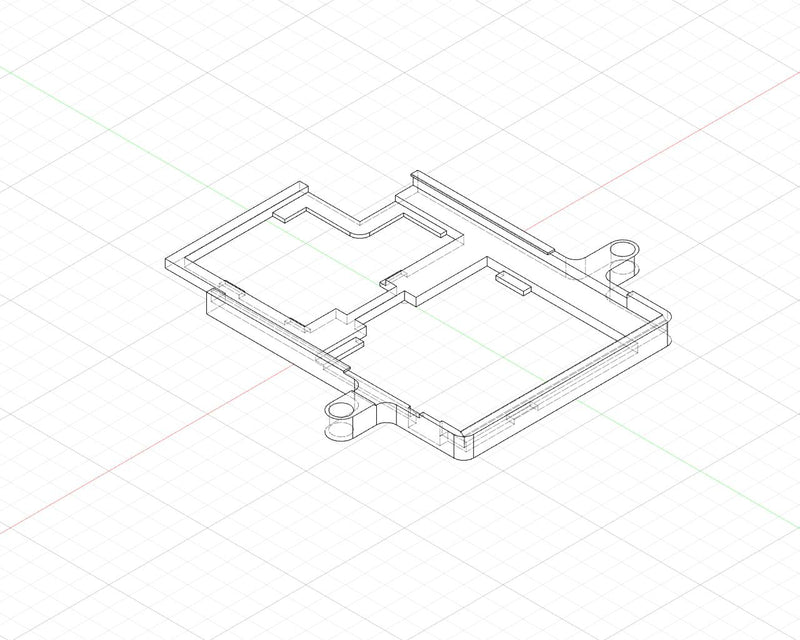 Game Boy IPS LCD (RIPS V3 & V5) Centering Bracket