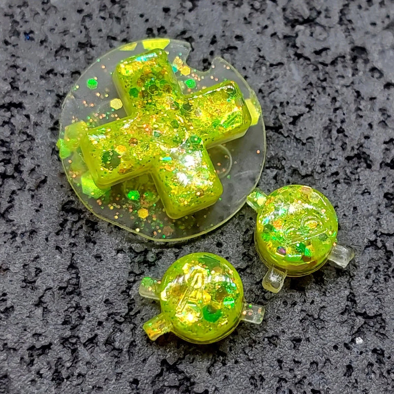 Pocket Rock Buttons for Game Boy Color