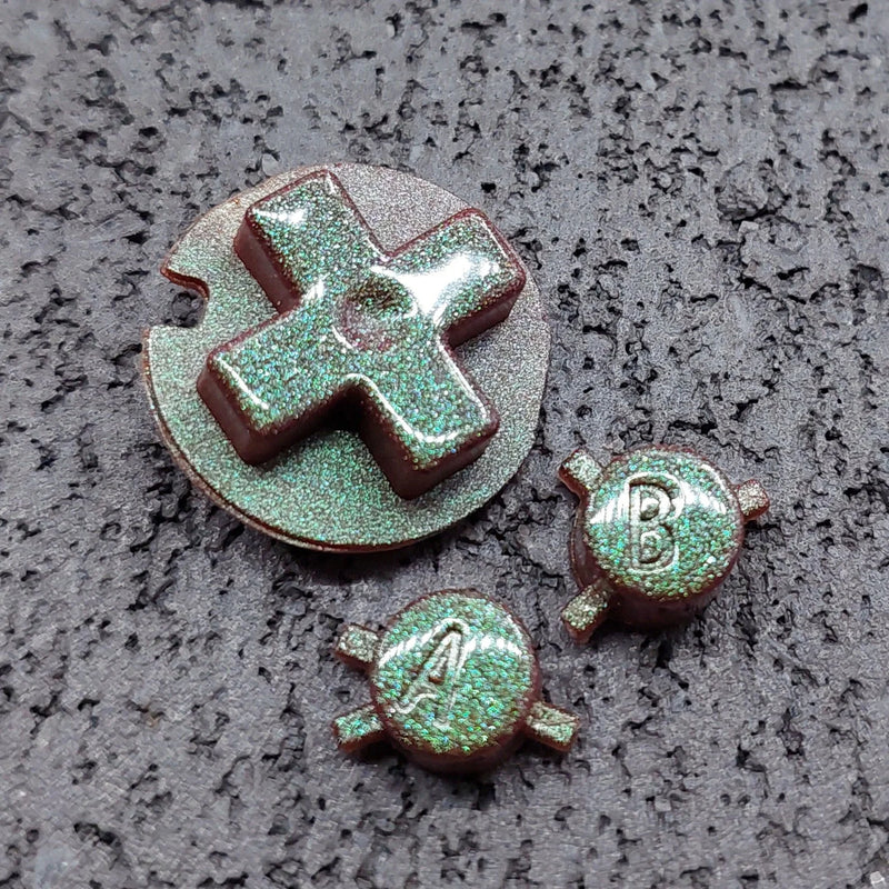 Pocket Rock Buttons for Game Boy Color