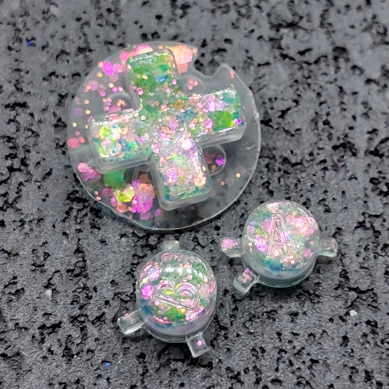 Pocket Rock Buttons for Game Boy Color