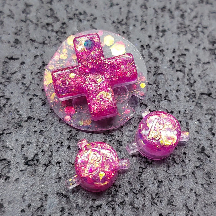 Pocket Rock Buttons for Game Boy Color