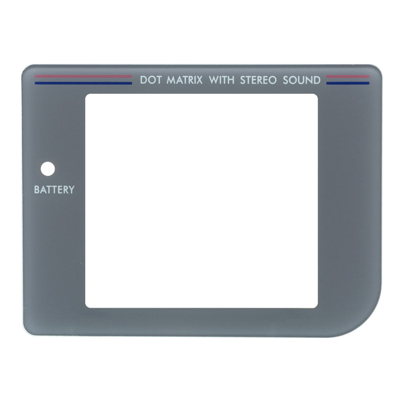 Dot Matrix Glass Screen Lens for Game Boy
