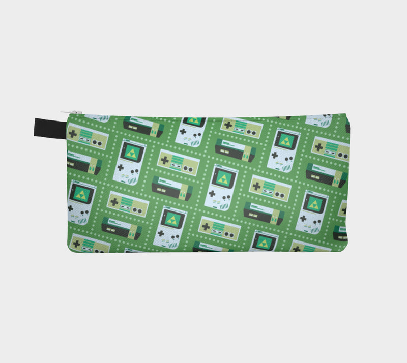 Nintendo Consoles, Zelda Pattern Pencil Case (Green)