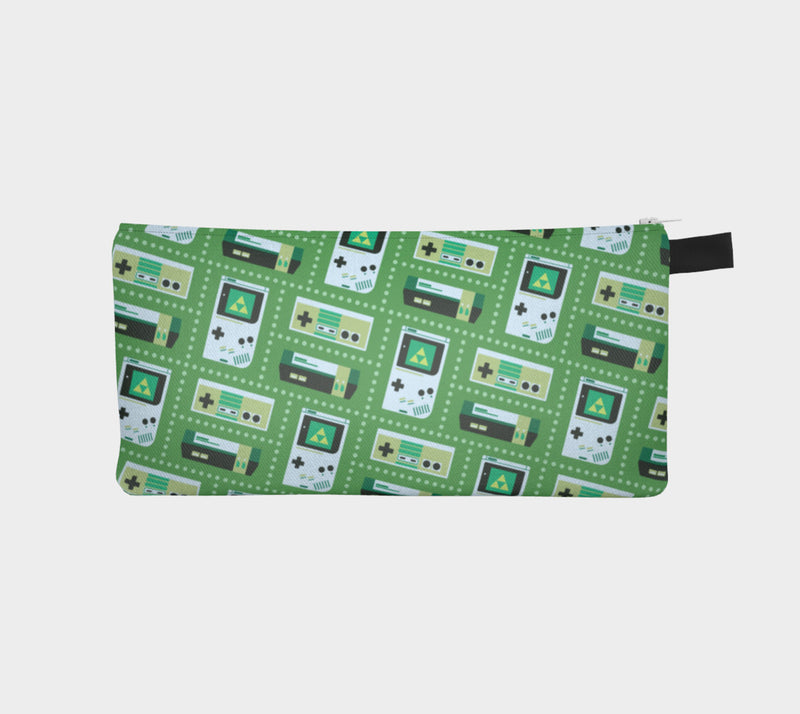Nintendo Consoles, Zelda Pattern Pencil Case (Green)