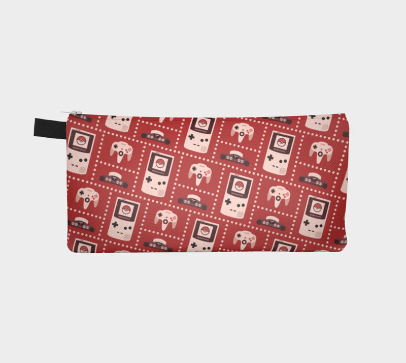 Nintendo Consoles, Pokeball Pattern Pencil Case (Red)