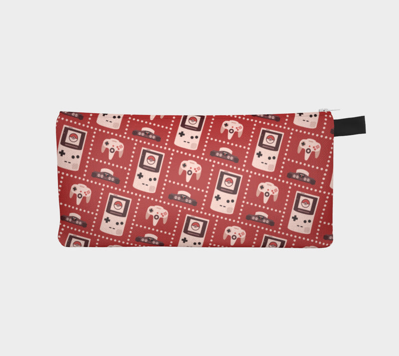 Nintendo Consoles, Pokeball Pattern Pencil Case (Red)