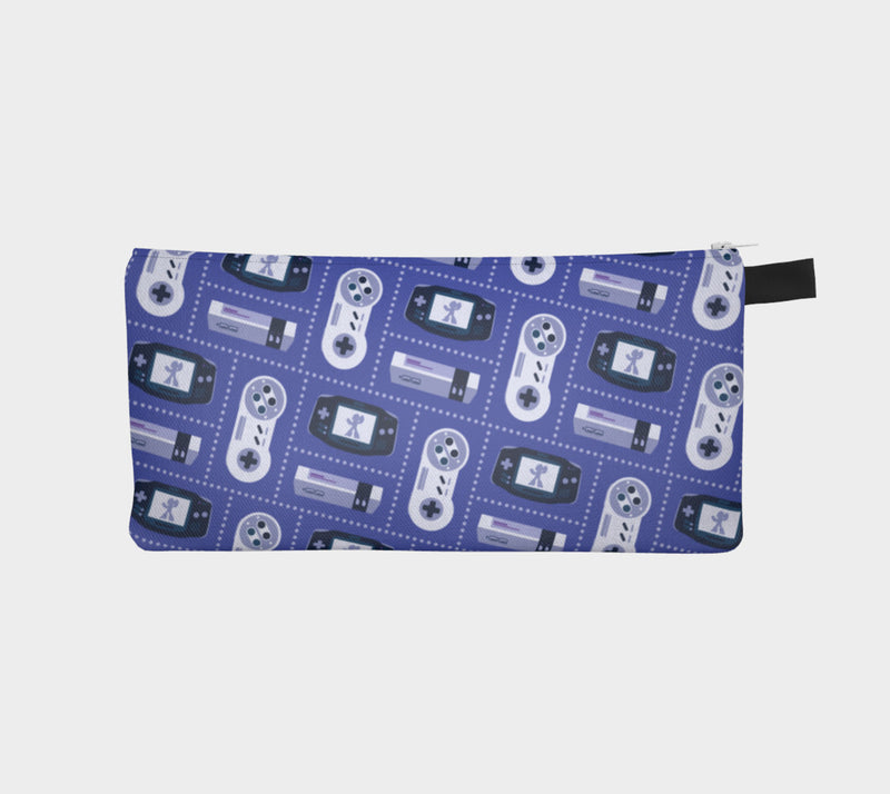 Nintendo Consoles, Megaman Pattern Pencil Case (Blue)