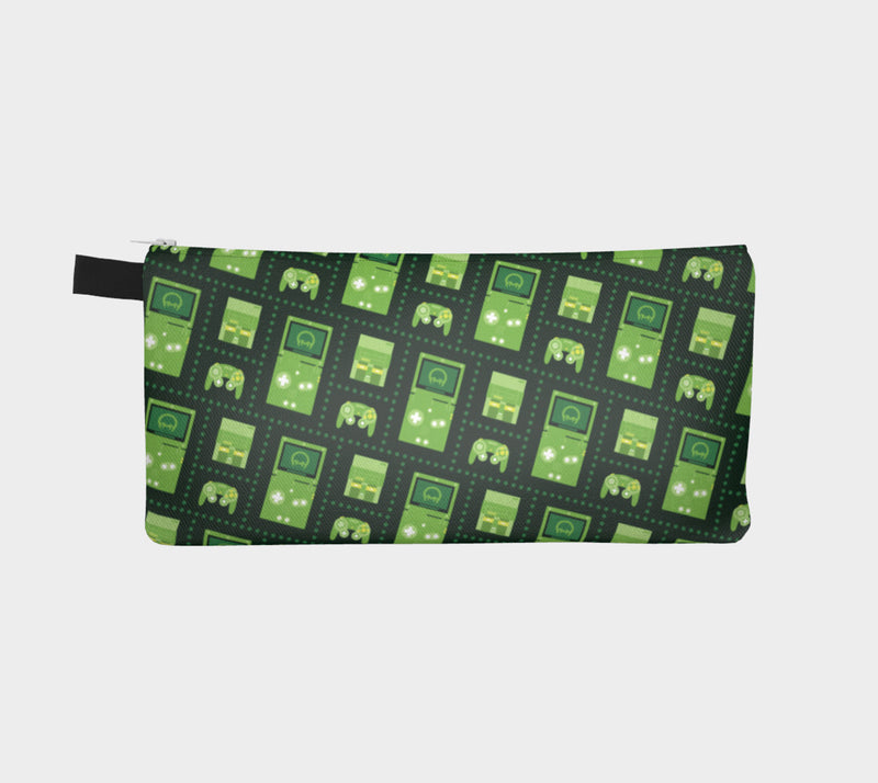 Consoles Nintendo, étui à crayons à motif Metroid (vert)