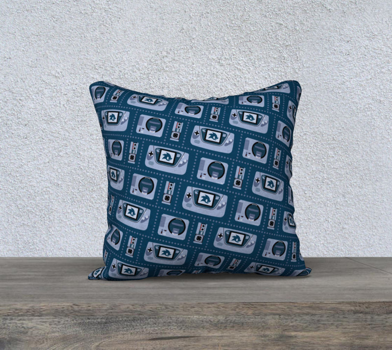 Sega Consoles, Sonic Pattern Pillow (Blue)