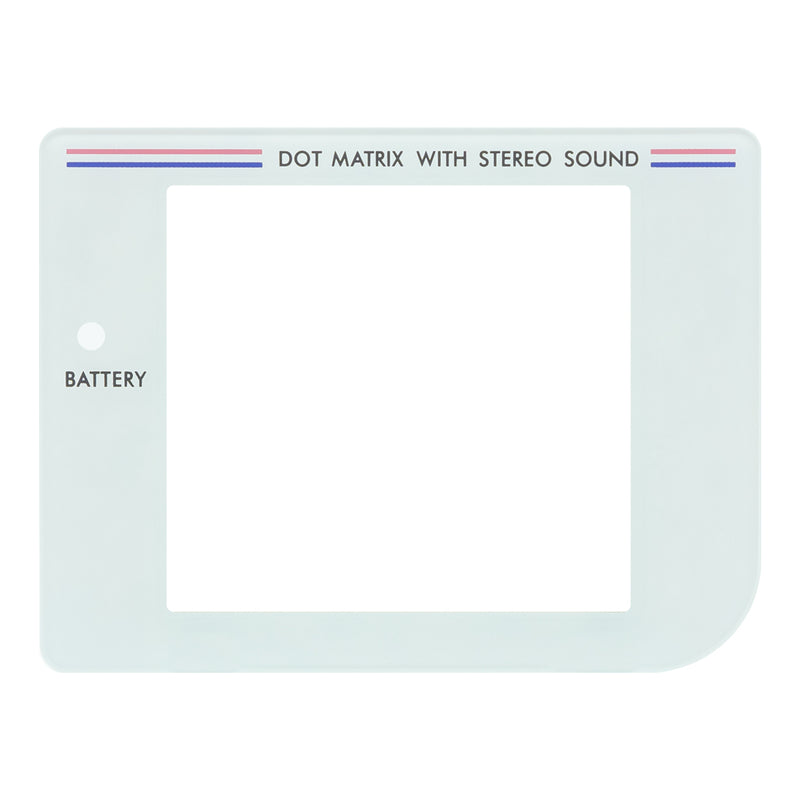 Dot Matrix Glass Screen Lens for Game Boy